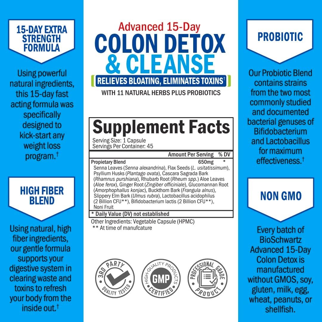 image:imageAdvanced Strength Pre and Probiotics Supplement with Digestive Enzymes 1 Month Supply Plus 15 Day Cleanse for Colon and Gut Health