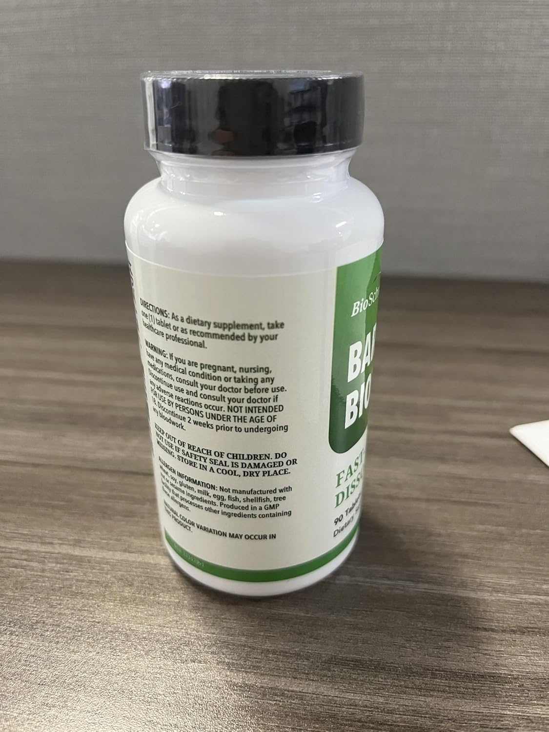 image:imageBioSchwartz Bariatric B12 Plus Dissolvable Tablets 1000mcg Vitamin B12 Vitamin B6 Folate Biotin Cherry Strawberry Flavor 3Month Supply Third Party Tested for Bariatric Patients 90 CountBariatric Biotin 90 Count
