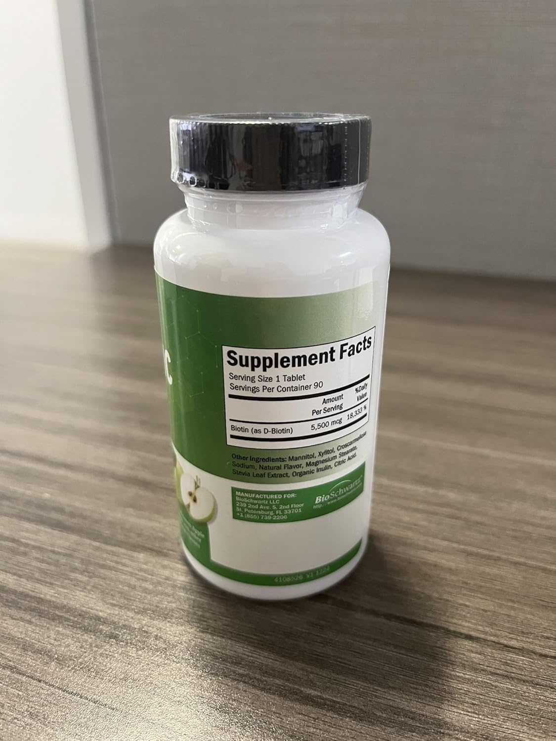 image:imageBioSchwartz Bariatric B12 Plus Dissolvable Tablets 1000mcg Vitamin B12 Vitamin B6 Folate Biotin Cherry Strawberry Flavor 3Month Supply Third Party Tested for Bariatric Patients 90 CountBariatric Biotin 90 Count