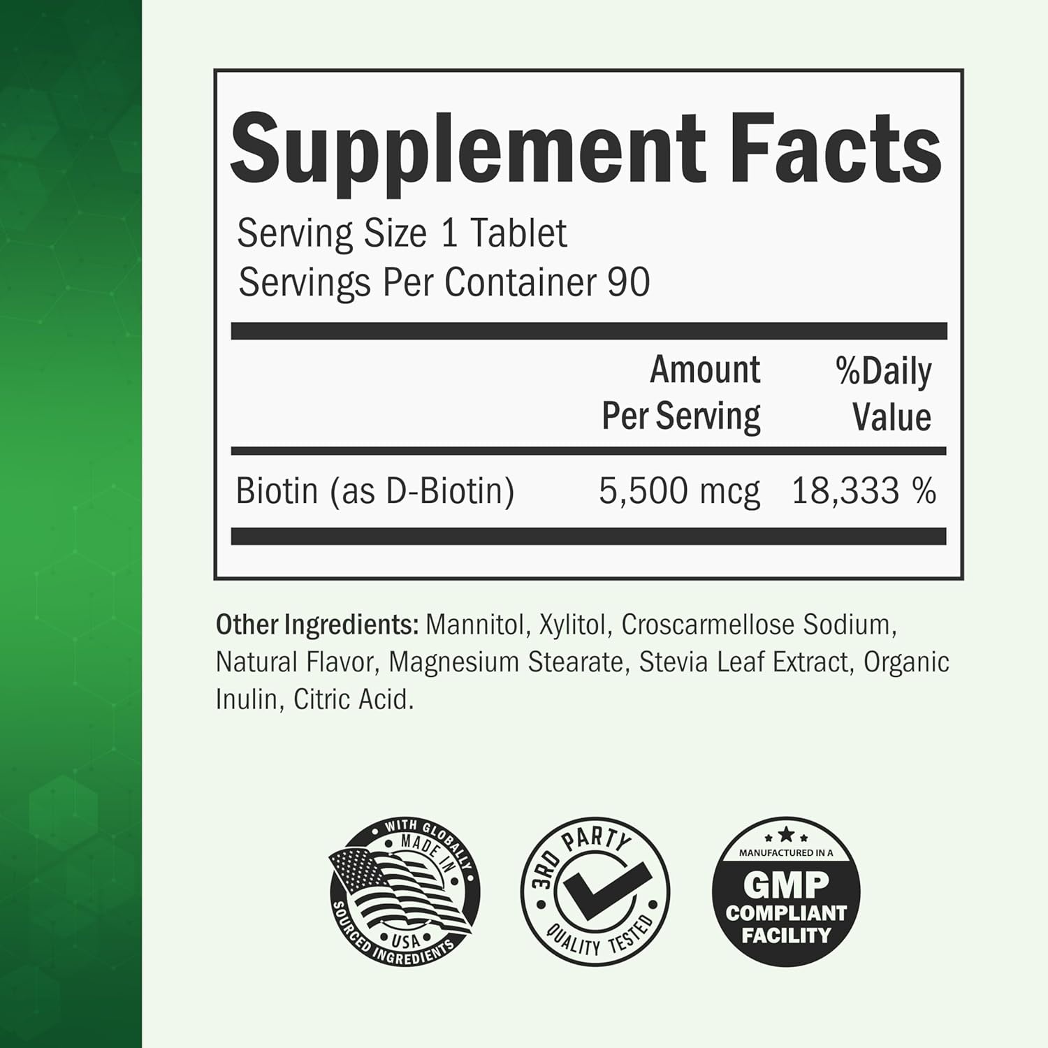 image:imageBioSchwartz Bariatric B12 Plus Dissolvable Tablets 1000mcg Vitamin B12 Vitamin B6 Folate Biotin Cherry Strawberry Flavor 3Month Supply Third Party Tested for Bariatric Patients 90 CountBariatric Biotin 90 Count