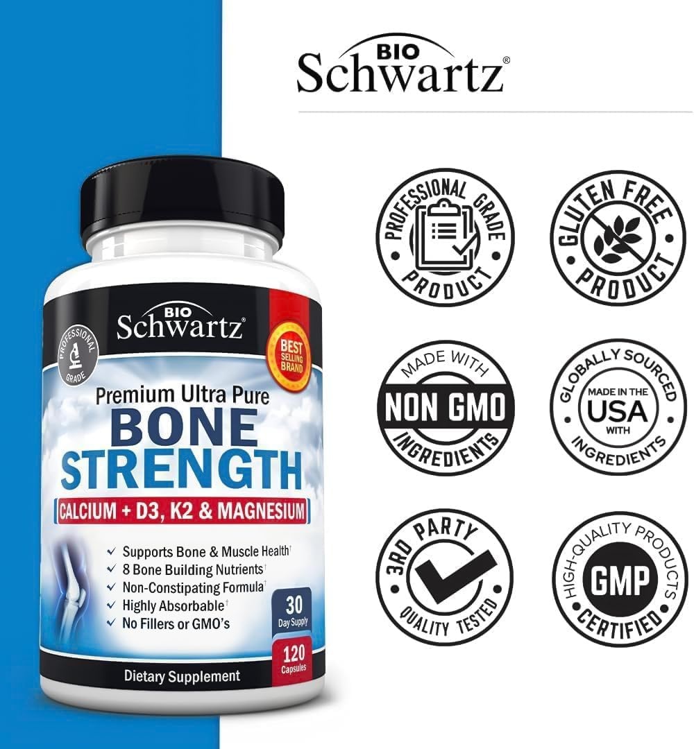 image:imageBioSchwartz Daily Multivitamin for Women 50 amp Over 1 Month Supply Plus Bone Strength Mineral Supplement with Calcium and Magnesium 1 Month Supply