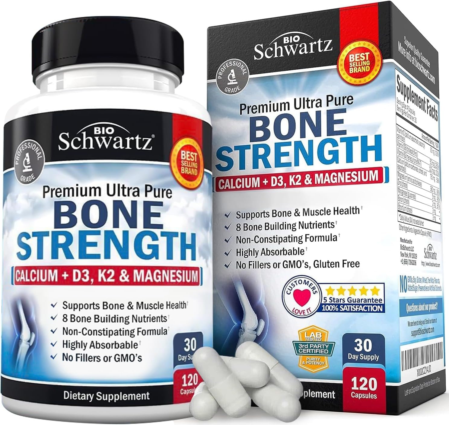 image:imageBioSchwartz Daily Multivitamin for Women 50 amp Over 1 Month Supply Plus Bone Strength Mineral Supplement with Calcium and Magnesium 1 Month Supply