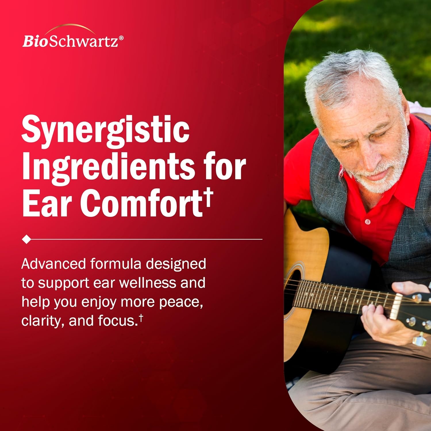 image:imageBioSchwartz Ear Ringing Support Supplement Vitamins C D B1 amp Lemon Bioflavonoid Complex for Ringing Ears Support Made in the USA with Globally Sourced Ingredients 30Day Supply 90 Capsules