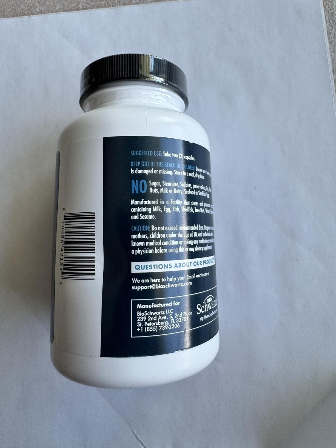 image:imageBioSchwartz Sea Moss Black Seed Oil Ashwagandha Ginger Supplement with Turmeric Berberine HCI Burdock Bladderwrack Resveratrol Elderberry Manuka Honey Apple Cider Vinegar ACV 120 Sea Moss Capsules120 Count Pack of 1