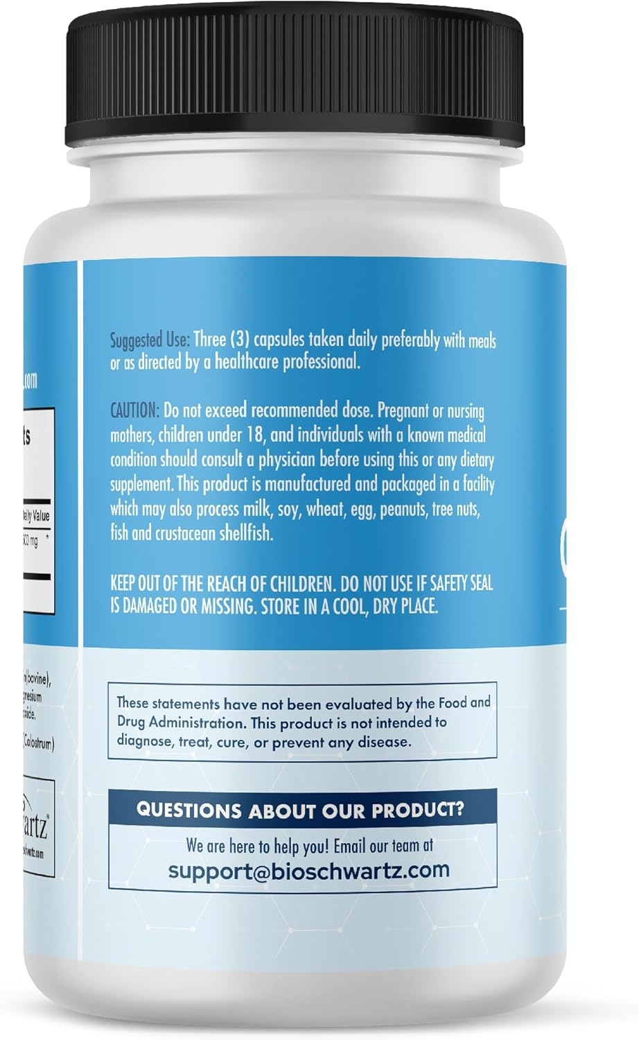 image:imageColostrum Supplement Extra Strength 1500mg Per Serving Grass Fed Colostrum Capsules from Bovine First Milking Supports Gut Health and Immunity for Women and Men NonGMO Gluten Free 90 Count90 Count Pack of 1