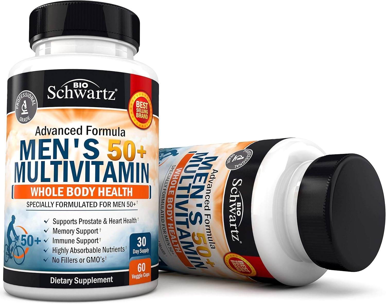 image:imageDaily Multivitamin for Women 50 amp Over Memory Support Supplement Promotes Stress Reduction amp Healthy Immune Response Womens Multivitamin Supplement Designed for Stomach Comfort 60 CapsulesMens 50 Multivitamin 60 Count