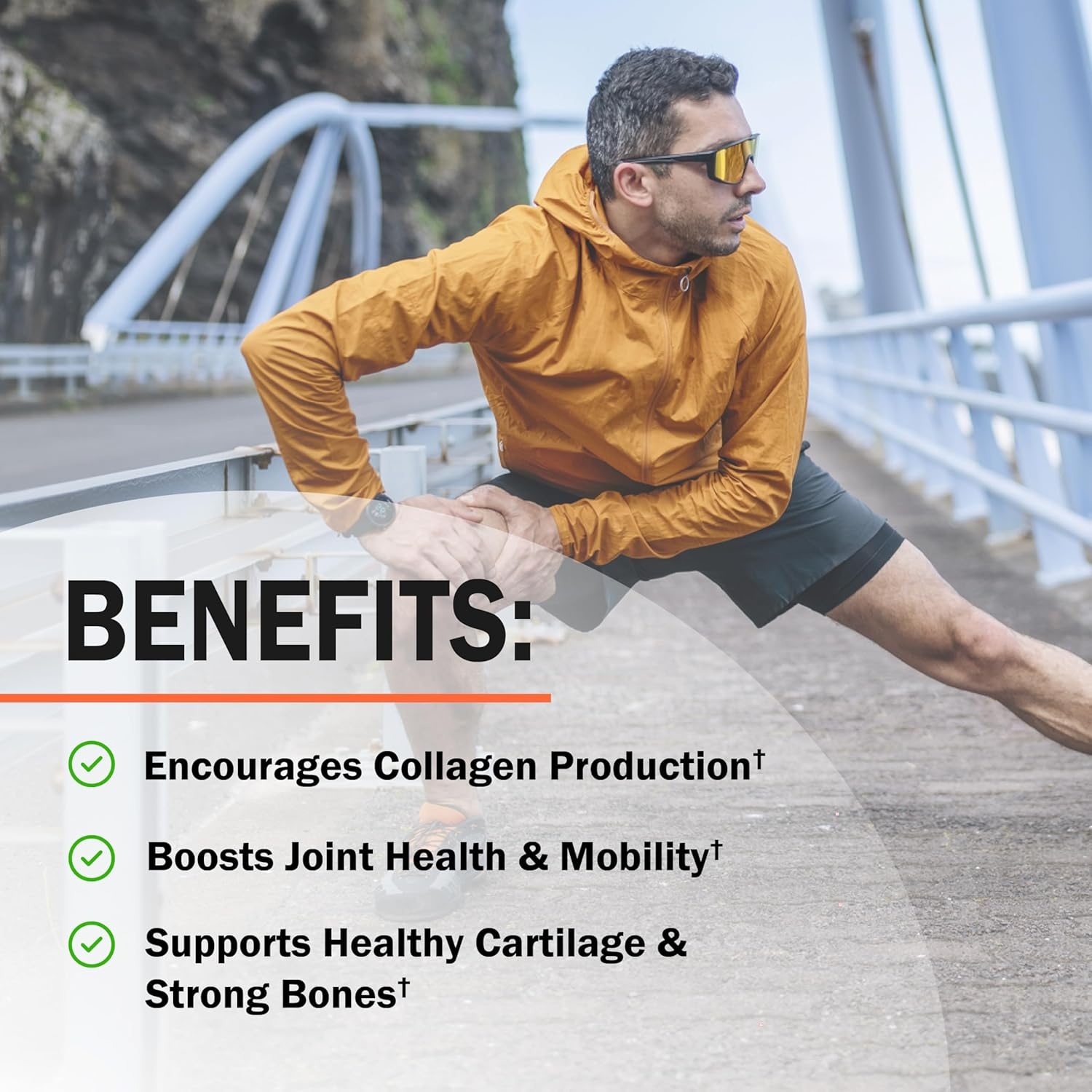 image:imageGlucosamine Chondroitin MSM Joint Support Supplement Collagen Peptides Turmeric and Ginger Hyaluronic Acid Glucosamine Chondroitin Sulfate for Joint Comfort Gluten Free Non GMO 90 Capsules180 Count Pack of 1
