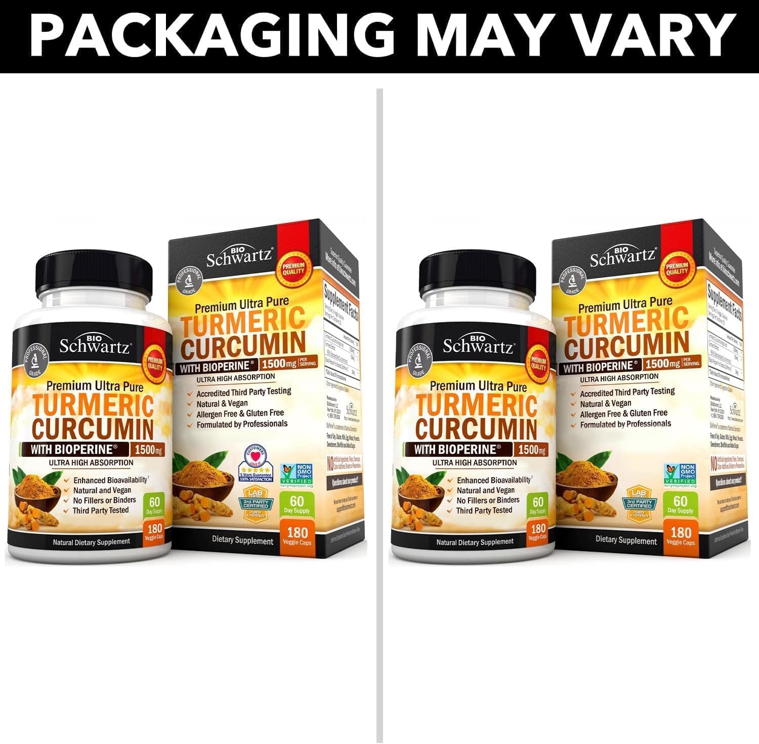 image:imageGlucosamine Chondroitin MSM Triple Strength Joint Support Supplement 2 Month Supply Plus Turmeric Curcumin with Black Pepper Extract 1500mg Complex 2 Month Supply