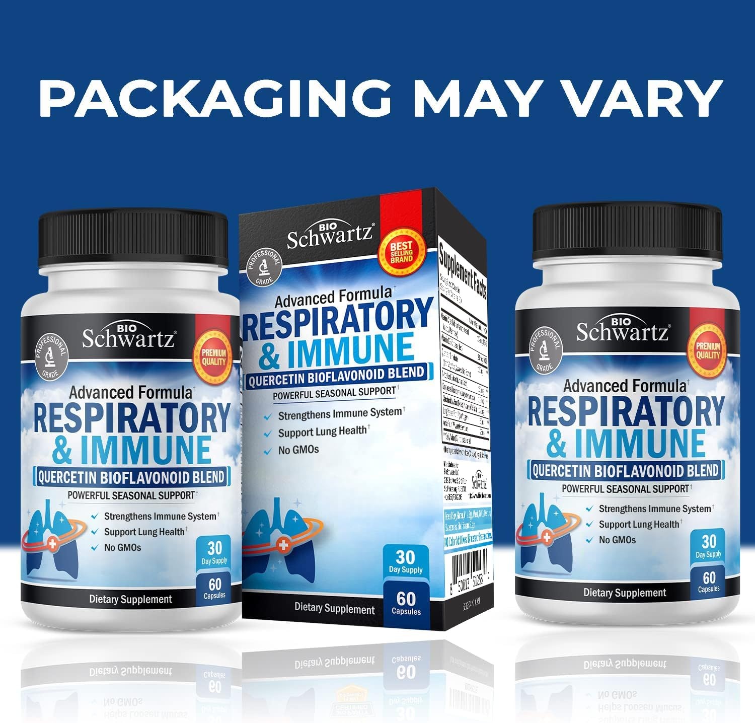 image:imageLung Detox Respiratory amp Immune Support Supplement with Quercetin Vitamin D amp Cordyceps Helps Soothe Respiratory Tissues While Loosening Mucus Lung Cleanse Vitamins for Women amp Men 60 Capsules
