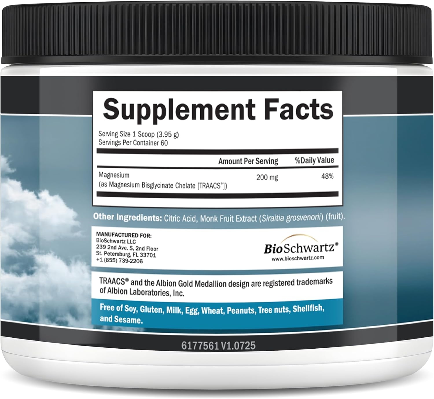 image:imageMagnesium Bisglycinate Powder Chelated Supplement High Absorption Magnesium Glycinate Powder Supplement for Women and Men Sleep Muscle Bone amp Joint Support NonGMO Chelate 237g 60 Servings836 Ounce Pack of 1