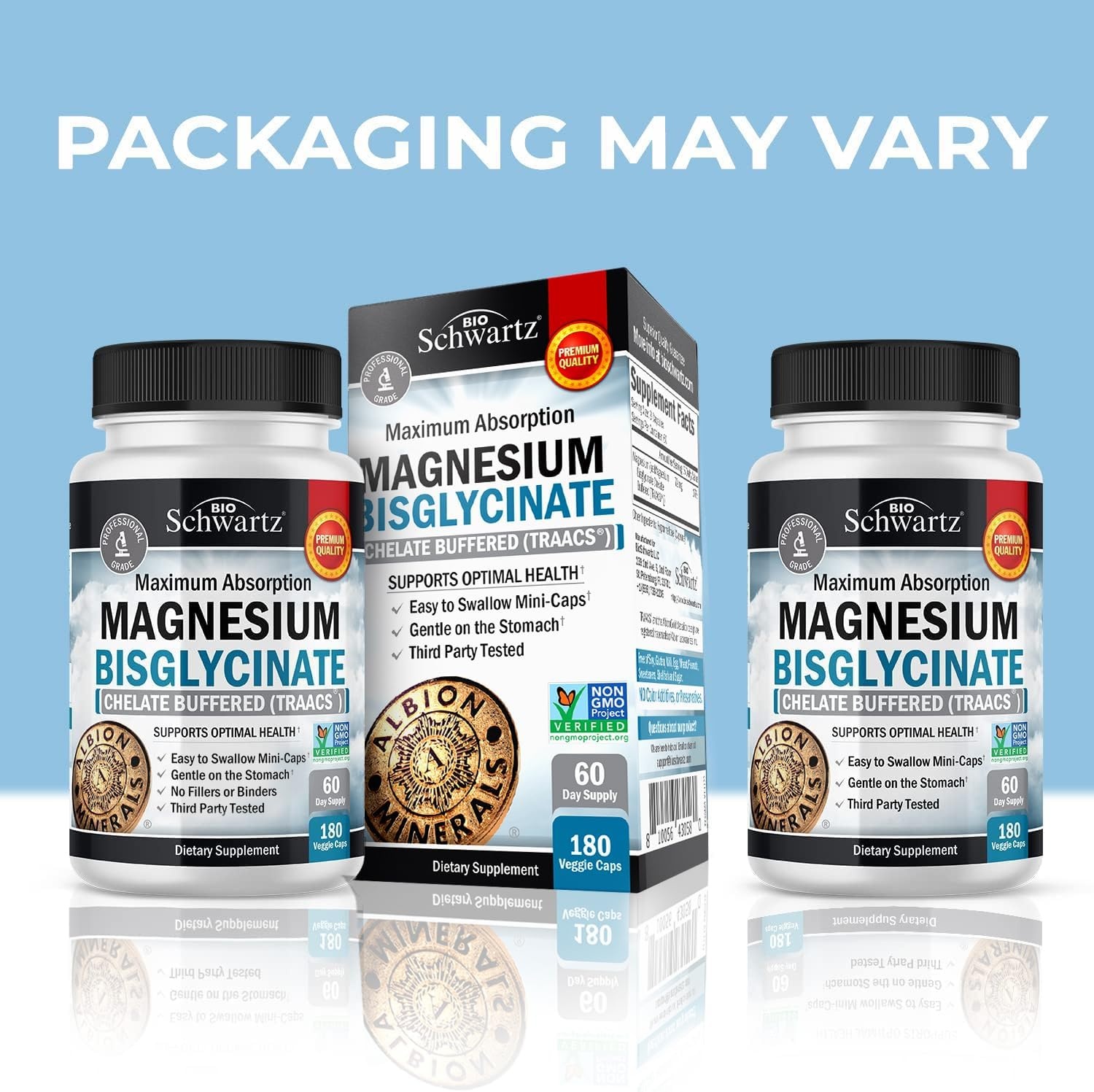 image:imageMagnesium Bisglycinate Powder Chelated Supplement High Absorption Magnesium Glycinate Powder Supplement for Women and Men Sleep Muscle Bone amp Joint Support NonGMO Chelate 237g 60 Servings180 Count Pack of 1