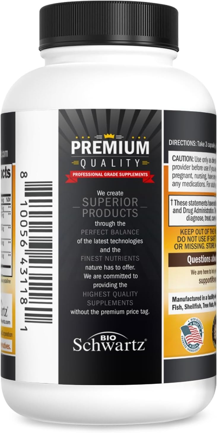 image:imageTurmeric Quercetin with Bromelain Supplement Natural Extra Strength Immune and Joint Support with BioPerine Black Pepper for Max Absorption Organic Tumeric Bromelain Supplement Vegan Safe NonGMO