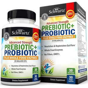 Advanced Prebiotics and Probiotics for Women & Men, Immune, Digestive & Gut Health with L. Reuteri, Inulin Fiber, Digestive Enzymes, Non-GMO, Gluten-Free, Dairy-Free, 30 Capsules(30 Count (Pack of 1))