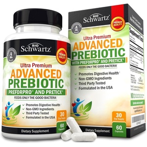Advanced Prebiotics for Digestive Health – Fast Acting Gut Health Supplement with Clinically Validated Prebiotics for Women & Men for Healthy Gut Flora Bloating & Immune Support – 1 Month Supply(60 Count (Pack of 1))