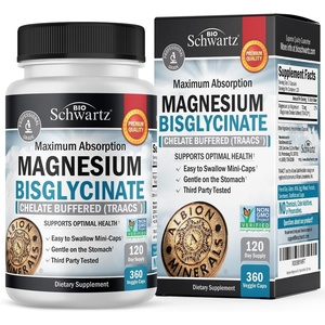 Magnesium Bisglycinate Powder Chelated Supplement – High Absorption Magnesium Glycinate Powder Supplement for Women and Men – Sleep, Muscle, Bone & Joint Support – Non-GMO Chelate – 237g, 60 Servings(360 Count (Pack of 1))